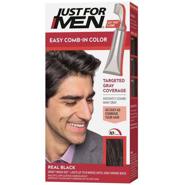 JUST FOR MEN HAIR COLOUR - REAL BLACK