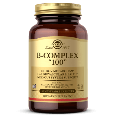 SOLGAR B-COMPLEX 100MG X 50 VEG CAPSULES