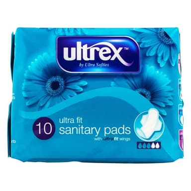 ULTREX SANITARY PADS X10(ULTRA FIT)