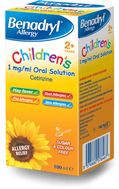 BENADRYL ALLERGY CHILDREN'S(2+) X 100ML