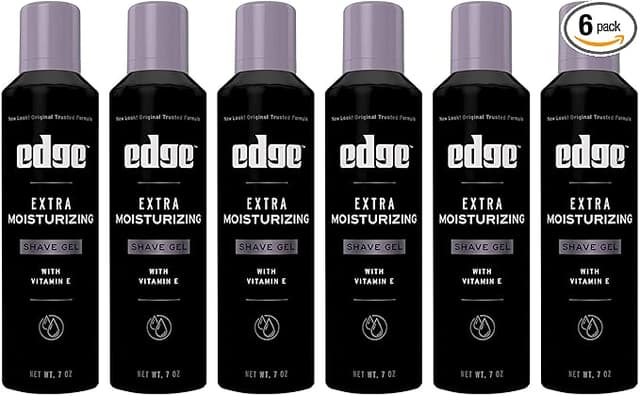 EDGE SHAVE GEL EXTRA MOISTURIZING WITH VITAMIN E GEL 8.4OZ