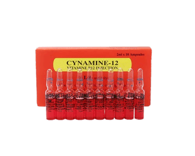 CYNAMIN VITAMINE B12 INJECTION 2ML X 10 AMPOULES