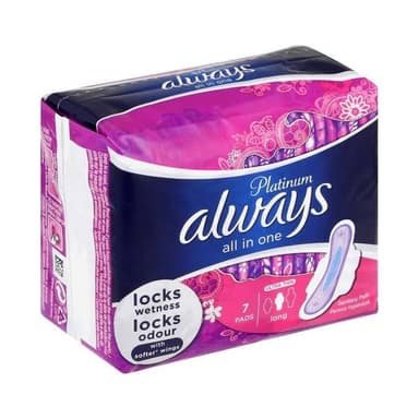 ALWAYS PLATINUM SANITARY PADS X 7
