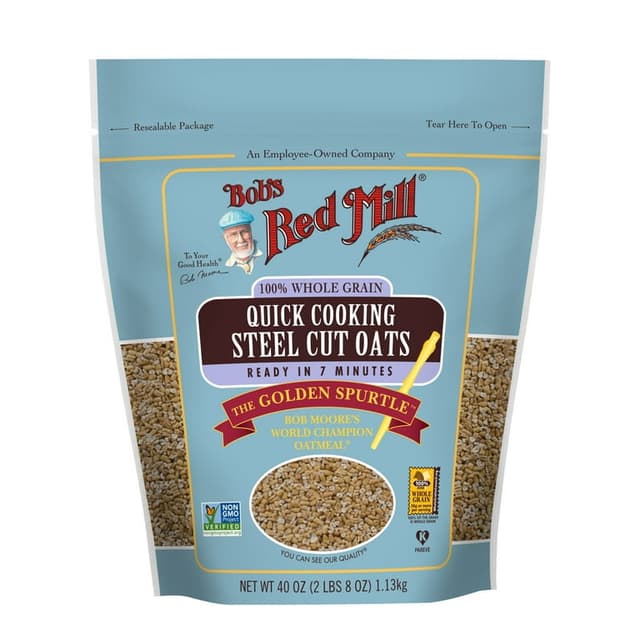 BOBS RED MILL ORGANIC STEEL CUT OATS -680G