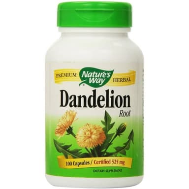 NATURE'S WAY DANDELION ROOT 525MG X 100 CAPS