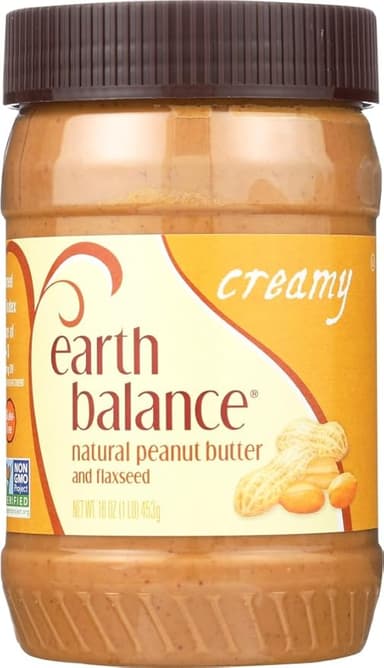 EARTH BALANCE CREAMY PEANUT BUTTER 453G