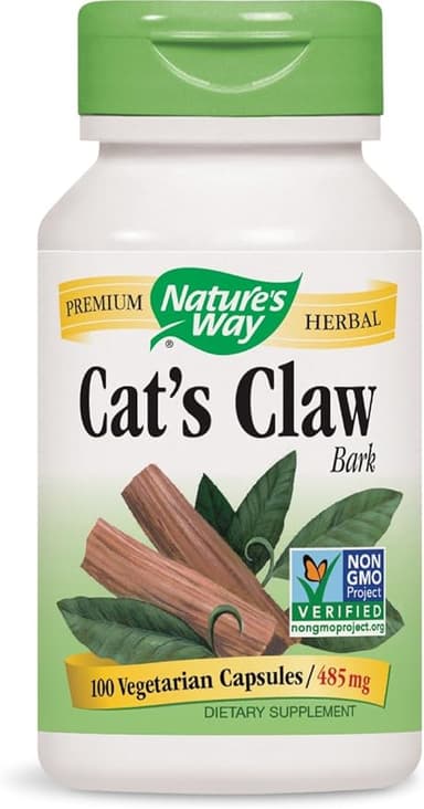 NATURE'S WAY CATS CLAW 485MG X 100 VEG CAPS