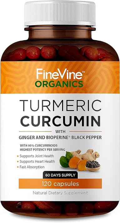 FINEVINE TURMERIC CURCUMIN BY 120