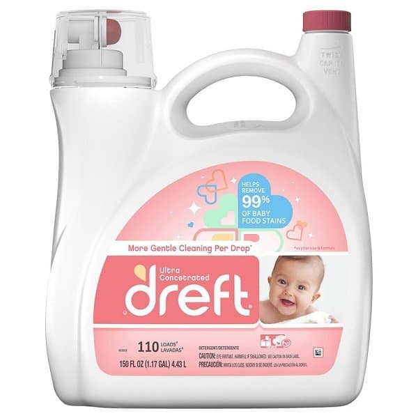 DREFT BABY DETERGENT X110 DROPS 4.43L
