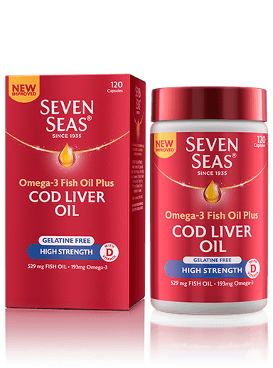 Seven seas cod liver oil plus Omega-3 fish oil