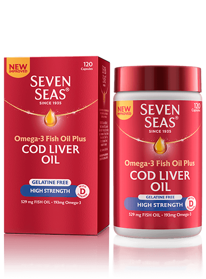Seven seas cod liver oil plus Omega-3 fish oil
