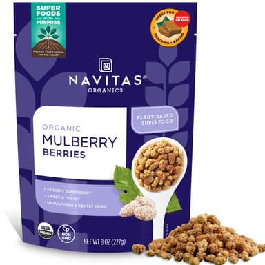 NAVITAS ORGANICS MULBERRY BERRIES