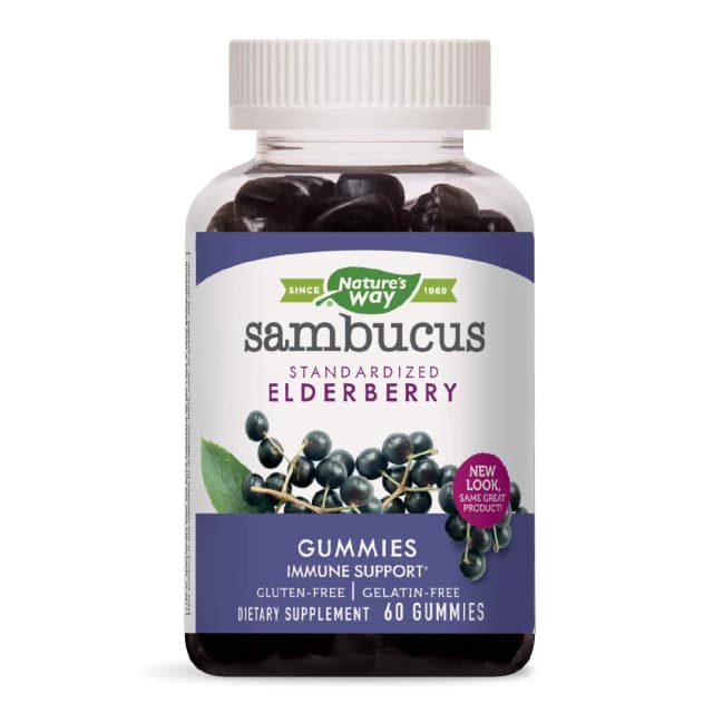 NATURE'S WAY SAMBUCUS ELDERBERRY KIDS-IMMUNE X 60 GUMMIES