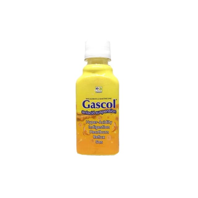 GASCOL SUSP 150ML YELLOW