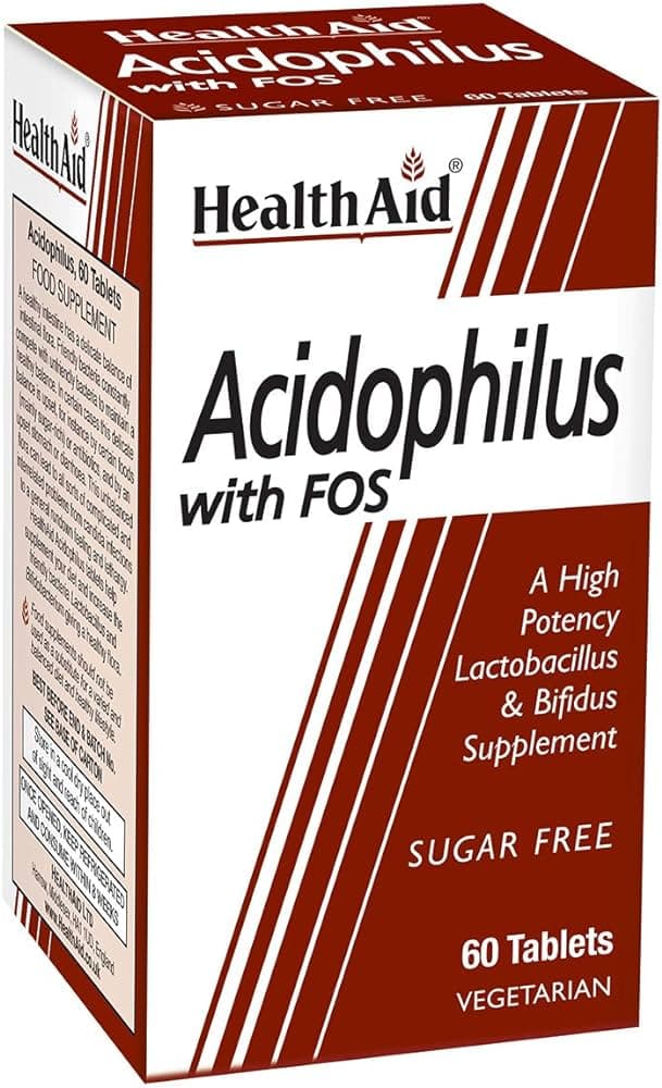 HEALTH AID ACIDOPHILUS TABS X60