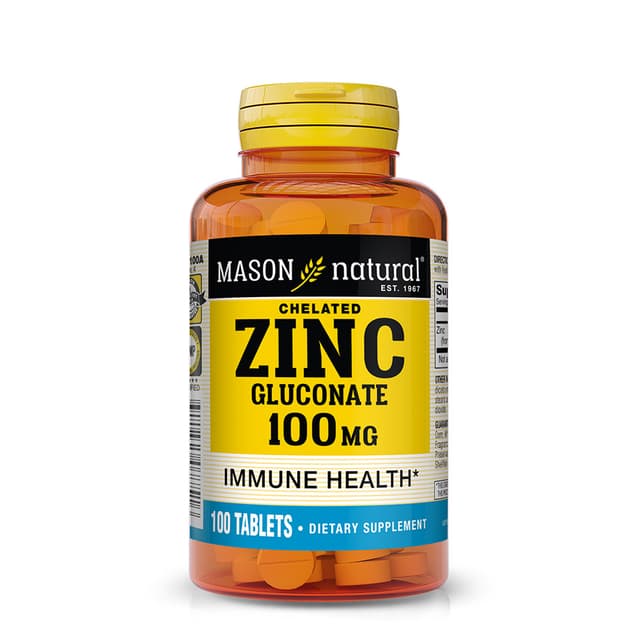 MASON NATURAL ZINC 100MG