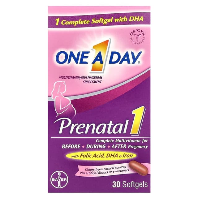ONE A DAY PRENATAL 1 MULTIVITAMIN X 30 SOFTGELS