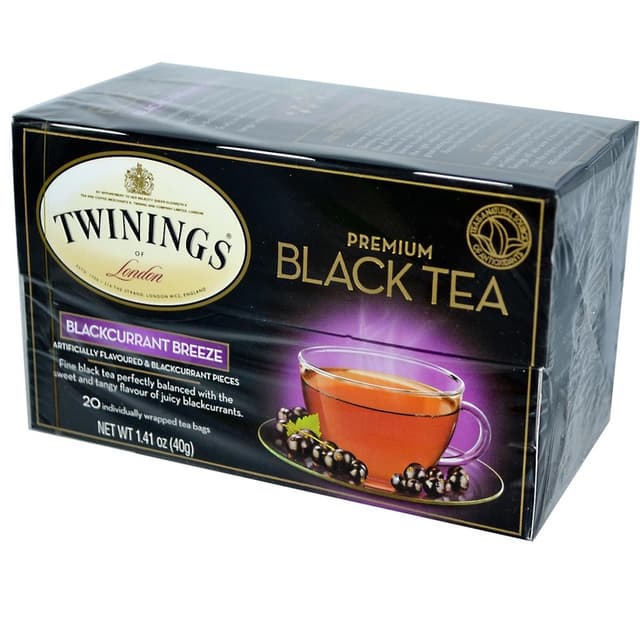 TWININGS BLACK TEA -BLACKCURRANT