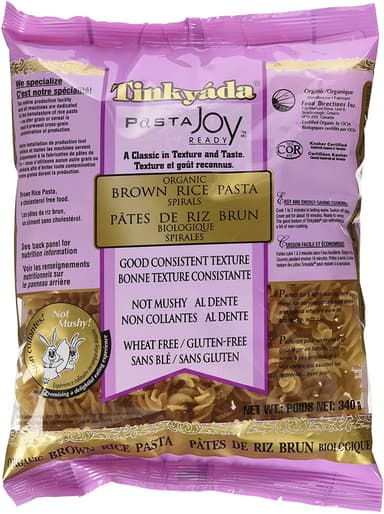 TINKAYA ORGANIC BROWN RICE PASTA -SPIRALS