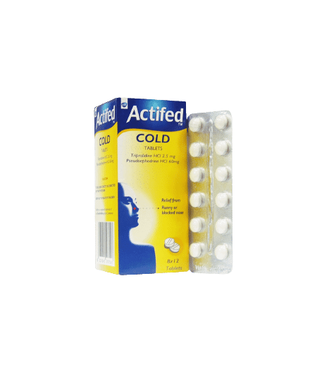 ACTIFED COLD X 96 TABS