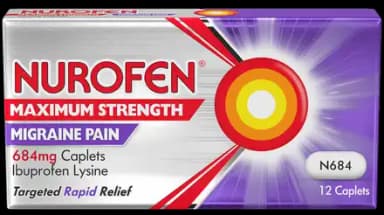 NUROFEN MAX MIGRAINE 684MG