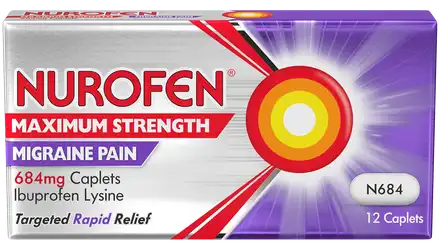 NUROFEN MAX MIGRAINE 684MG