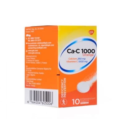 CA-C 1000 X10 EFF. TAB(ORANGE)