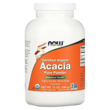 NOW FOODS ORGANIC ACACIA FIBER