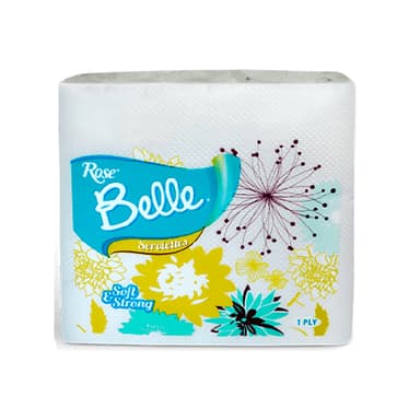 ROSE BELLE SERVIETTES X 1 PLY