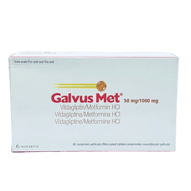 GALVUSMET 50/1000MG X 60 TABS
