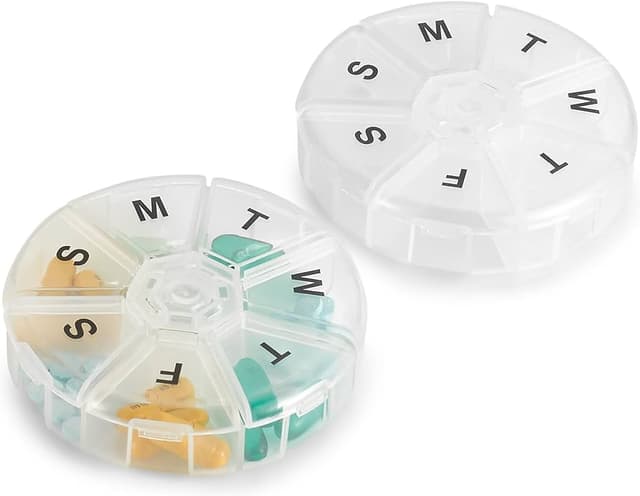 WEEKLY PILL BOX(ROUND)