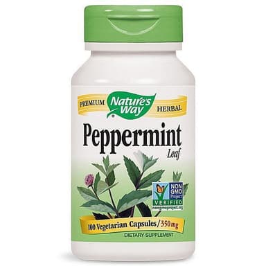 NATURE'S WAY PEPPERMINT LEAF 350MG X 100 VEG CAPS