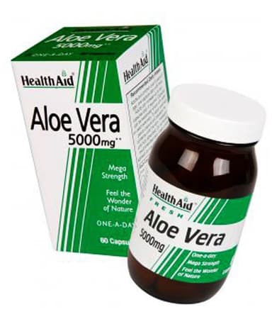 HEALTH AID ALOE VERA 5000MG X60 CAPS