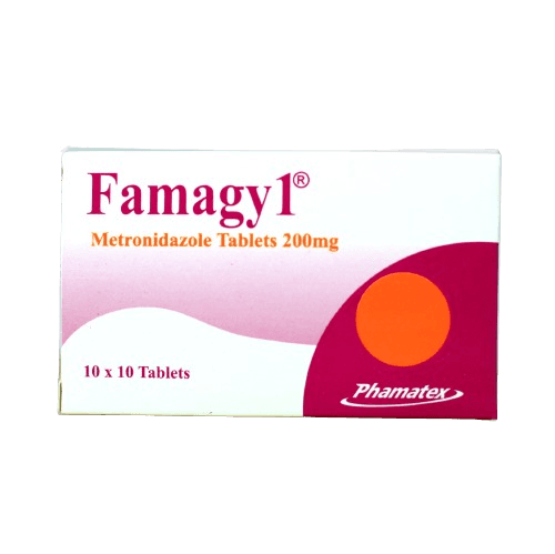 FAMAGYL 200MG 10 X 10 TABS