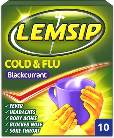 LEMSIP MAX COLD & FLU X10 POWDER