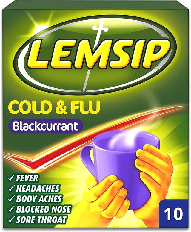 LEMSIP MAX COLD & FLU X10 POWDER