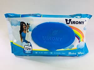 VIRONY BABY WIPES X120
