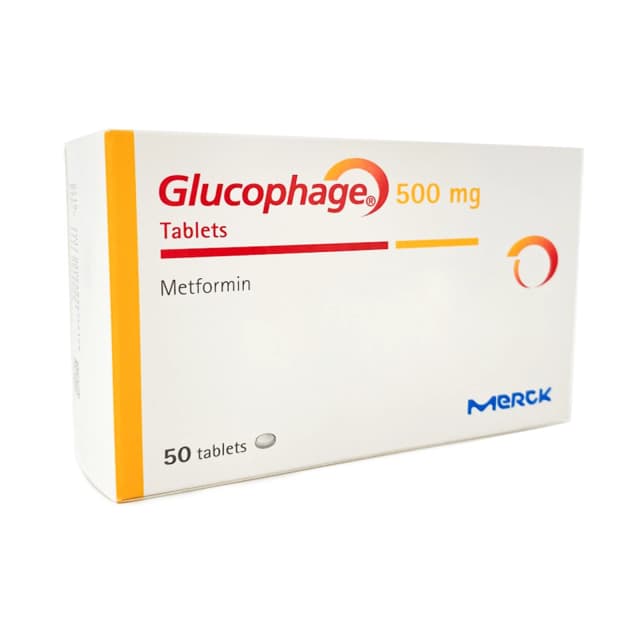 GLUCOPHAGE 500MG X 50 TABS