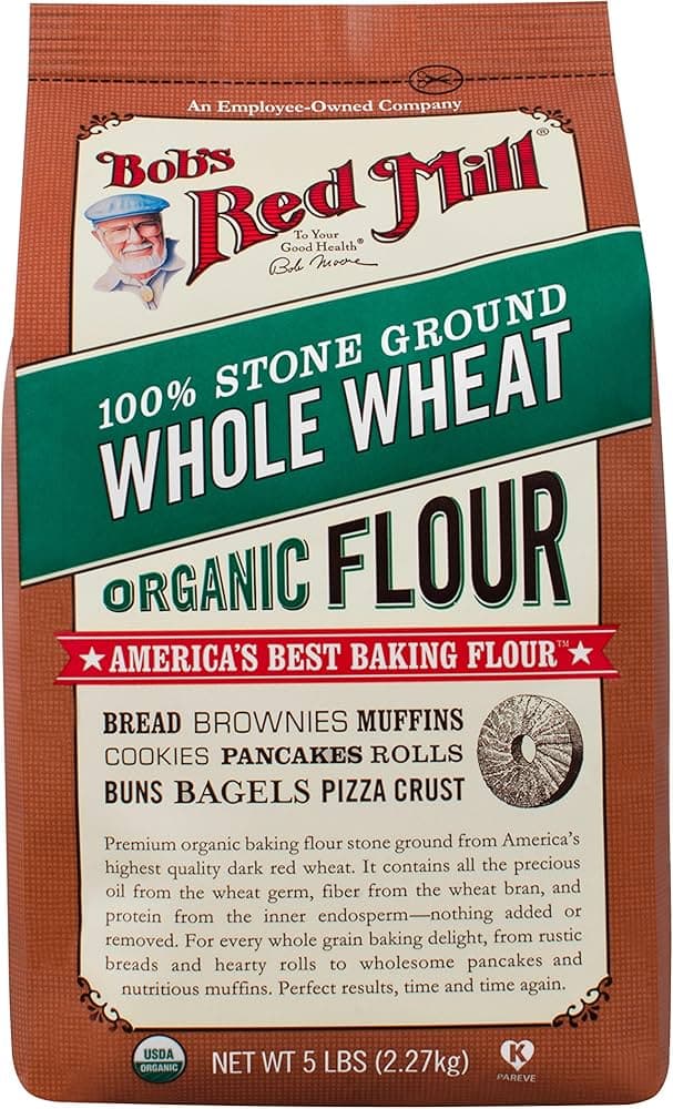 BOBS RED MILL WHOLE WHEAT FLOUR - 2.27KG