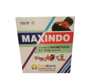 MAXINDO INDOMETHACIN 25MG X 100 TABS