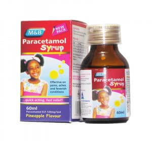 M&B PARACETAMOL SYRUP 120MG/5ML X 60ML