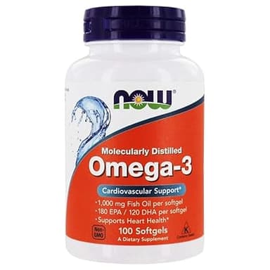 NOW FOODS MOLECULARLY DISTILLED OMEGA - 3 BY 100
