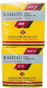 KADCID INDOMTHACIN 25MG X 100 CAPS