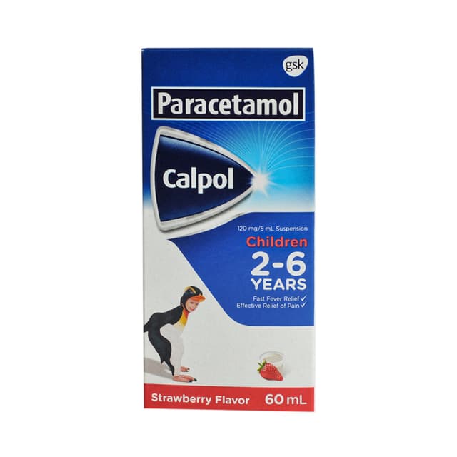 CALPOL PARACETAMOL 120ML/5ML SUSPENSION 60ML