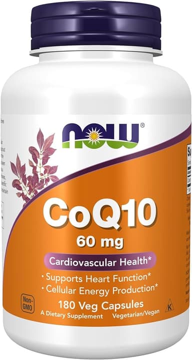 NOW FOODS COQ10 60MG X 60 TABS