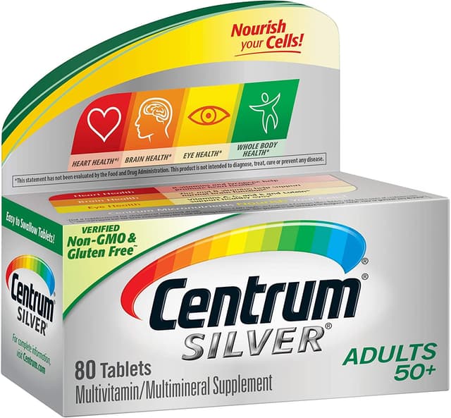 CENTRUM SILVER ADULTS 50+ X 80 TABS