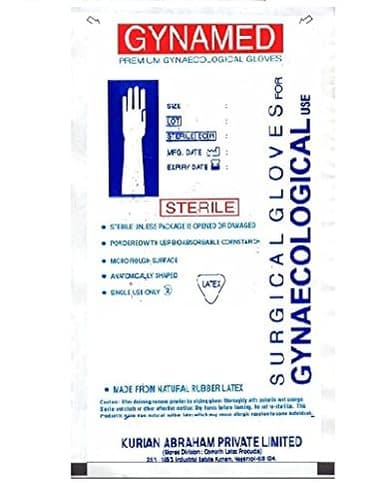 GYNAMED ELBOW LENGTH SURGICAL GLOVES 7.5