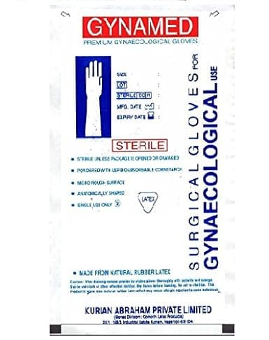 GYNAMED ELBOW LENGTH SURGICAL GLOVES 7.5