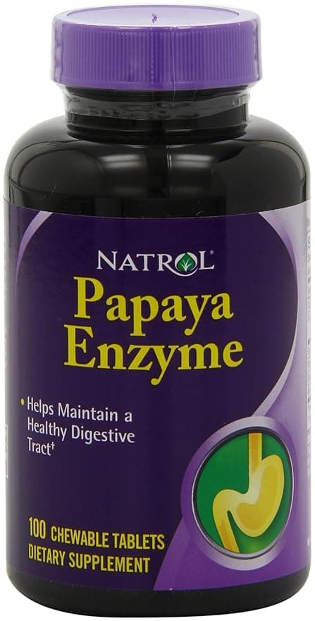 NATROL PAPAYA ENZYME X 100 CHEWABLE TABS