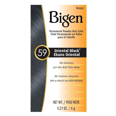 BIGEN HAIR DYE ORIENTAL BLACK 59